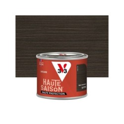 Lasure V33 Haute saison 8 ans noir charbon satiné 0.125 l