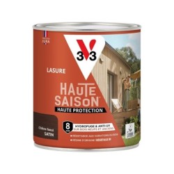 Lasure V33 Haute saison 8 ans chêne clair satiné 0.75 l