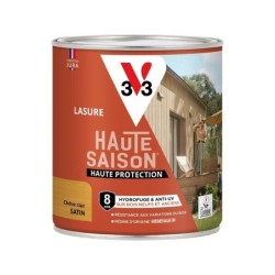 Lasure V33 Haute saison 8 ans chêne clair satiné 0.75 l