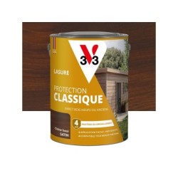 Lasure V33 Protection classique 4 ans chêne foncé satiné 5 l