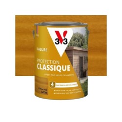 Lasure V33 Protection classique 4 ans chêne doré satiné 5 l