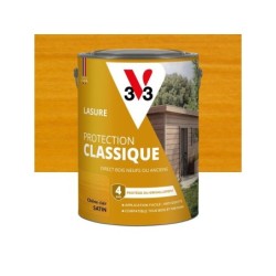 Lasure V33 Protection classique 4 ans chêne clair satiné 5 l