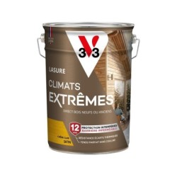 Lasure V33 Climats extrêmes 12 ans chêne clair satiné 5 l