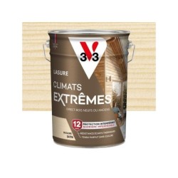 Lasure V33 Climats extrêmes 12 ans incolore satiné 5 l