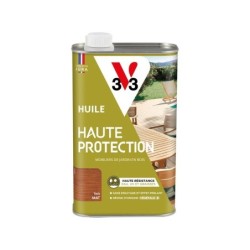 Huile pour bois extérieur V33 Haute protection teck mat 1 l