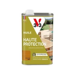 Huile pour bois extérieur V33 haute protection chêne clair mat 1l