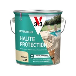 Saturateur pour bois extérieur V33 Haute protection naturel mat 2.5L