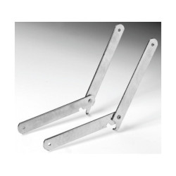 Lot De 2 Compas Pour Tréteau Hettich, L.200 Mm