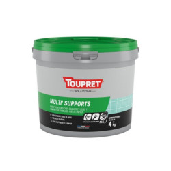 Enduit Multifonction Toupret Multi Fonctions 4 Kg En Pâte, Pour Mur / Plafond In