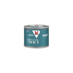 Peinture extérieure bois V33 Couleurs d'ici, bleu feutré velours  0.125l