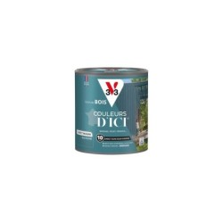 Peinture extérieure bois V33 Couleurs d'ici, bleu feutré velours 0.5l