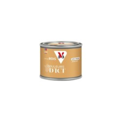 Peinture extérieure bois V33 Couleurs d'ici, jaune ocré velours 0.125l