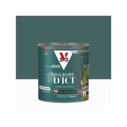 Peinture extérieure bois V33 Couleurs d'ici, vert profond velours 0.5l