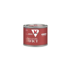 Peinture extérieure bois V33 Couleurs d'ici, rouge intense velours 0.125l