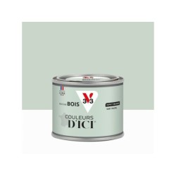 Peinture extérieure bois V33 Couleurs d'ici, vert pastel velours  0.125l