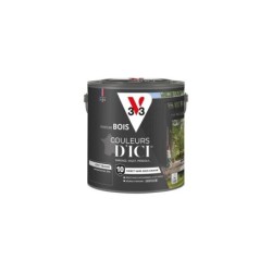 Peinture extérieure bois V33 Couleurs d'ici, anthracite ral 7016 velours  2l