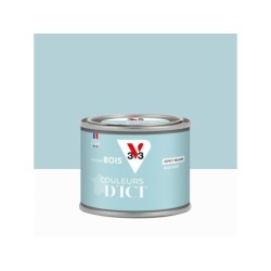 Peinture extérieure bois V33 Couleurs d'ici, bleu grisé velours  0.125l