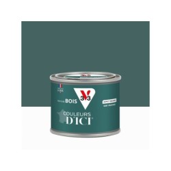 Peinture extérieure bois V33 Couleurs d'ici, vert profond velours  0.125l