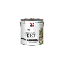 Peinture extérieure bois V33 Couleurs d'ici, blanc ral 9016 velours  2l