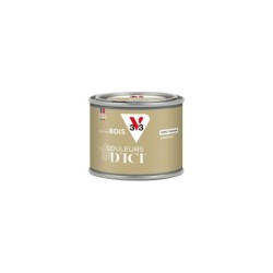 Peinture extérieure bois V33 Couleurs d'ici, jaune kaki velours  0.125l