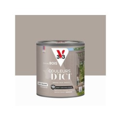 Peinture extérieure bois V33 Couleurs d'ici, beige nature velours  0.5l