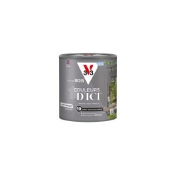 Peinture extérieure bois V33 Couleurs d'ici, gris flotté velours  0.5l