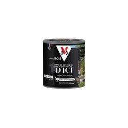 Peinture extérieure bois V33 Couleurs d'ici, noir ral 9005 velours  0.5l