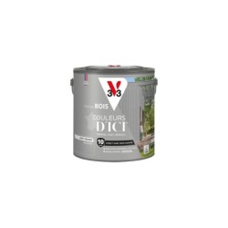 Peinture extérieure bois V33 Couleurs d'ici, gris soyeux velours  2l