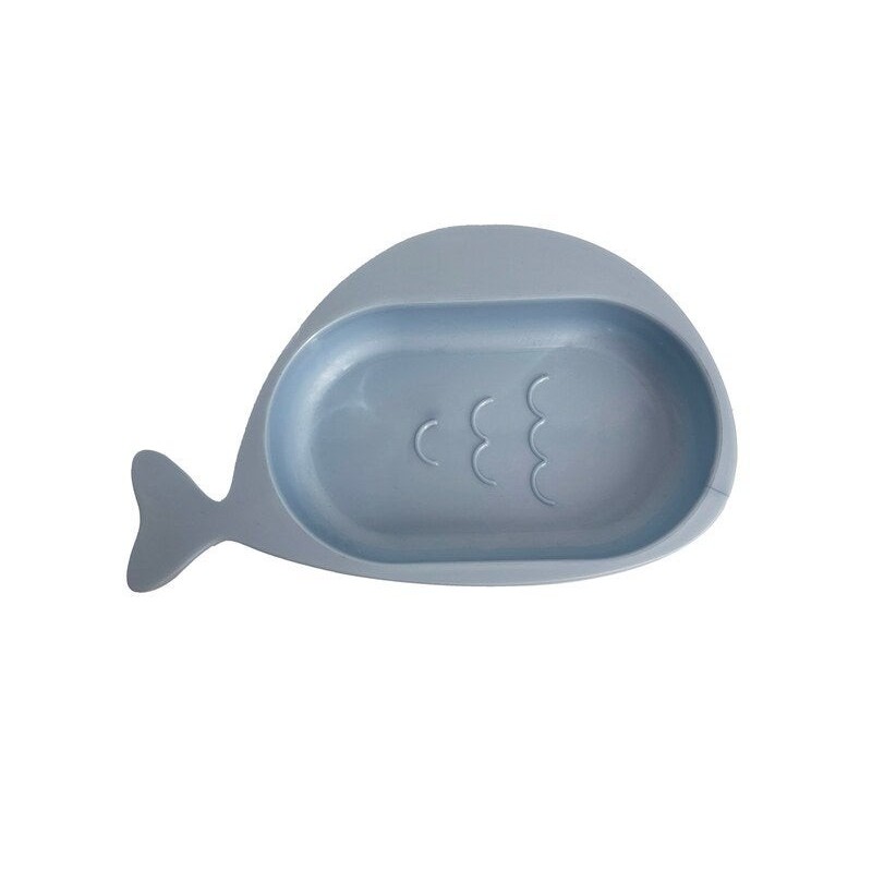 Porte savon Baleine bleu