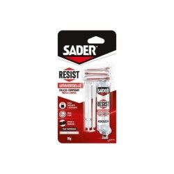 Colle de reparation epoxy bi-composant sader resist univers sering 10g