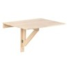 Table murale pliante en pin ASTIGARRAGA KIT LINE, L.59 x l.79.5 cm x Ep.20 mm