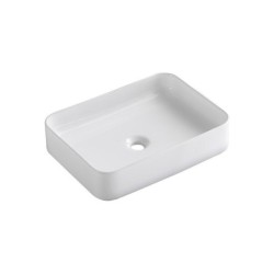 Lavabo à poser porcelaine l.50 x P.36 cm