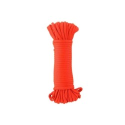 Ficelle polypropylène tresse creuse déco rouge STANDERS  L. 10 m