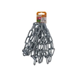 Chaine acier STANDERS, diam. 5 x L. 21 mm x L. 2.5 m