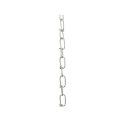 Chaine acier STANDERS, diam. 1.4 x L. 8 mm x L. 2.5 m