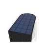 Applique solaire, booster,  900 lm, noir