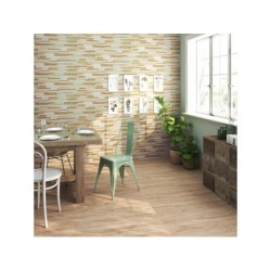 Carrelage sol et mur effet bois naturel clair LIVING 20x120 cm ARTENS