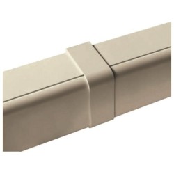 Lot de 20 joints d'intersection pour goulotte, 110 x 75mm Ivoire