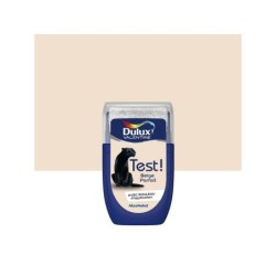 Testeur peinture beige parfait satine Creme de couleur DULUX VALENTINE 30 ml