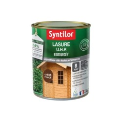 Lasure SYNTILOR U.H.P. biosourcee nature protect 8 ans chêne fonce satiné 1 L