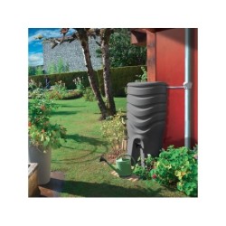 Récupérateur d'eau et collecteur aérien rectangulaire, EDA, 550 litres, anthracite