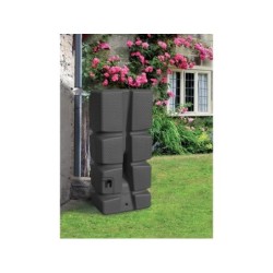 Récupérateur d'eau et collecteur aérien rectangulaire, EDA, 310 litres, anthracite