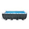 Piscine hors-sol, acier INTEX,rectangulaire L.5.49xl.2.74mxH.132cm +Robot OFFERT