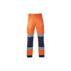 Pantalon de travail haute visibilité KAPRIOL orange fluo, taille XL