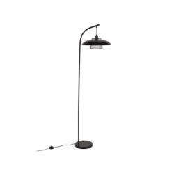 Lampadaire sitio e27 h166 metal noir inspire