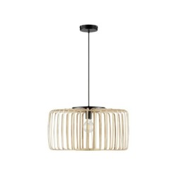 Suspension INSPIRE Pecan E27 diam. 55 cm, bambou