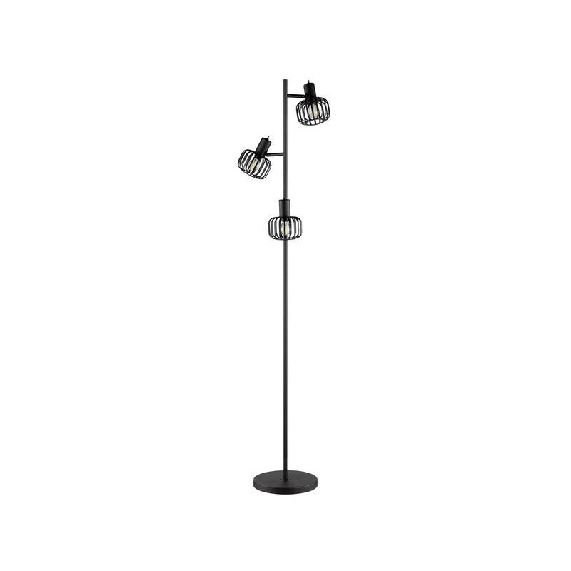 Lampadaire Pecan H.160 cm métal, noir INSPIRE, E14