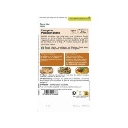 Sachet graines courgette pâtisson blanc, VILMORIN, 5 g