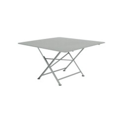 Table cargo 128x128 cm gris lipilli