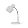 Lampe bureau poucet e27 h30.9 metal blanc/chrome inspire